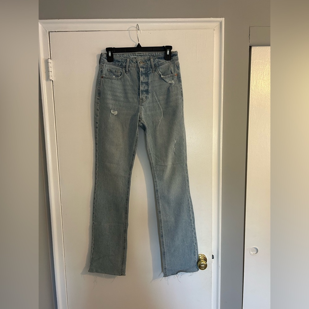 Old Navy Light Blue Straight Leg Jeans